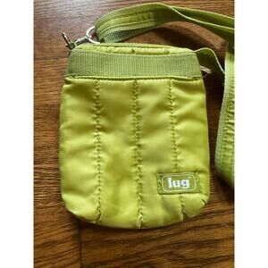 Lug Hopper Mini Crossbody Bag in Lime